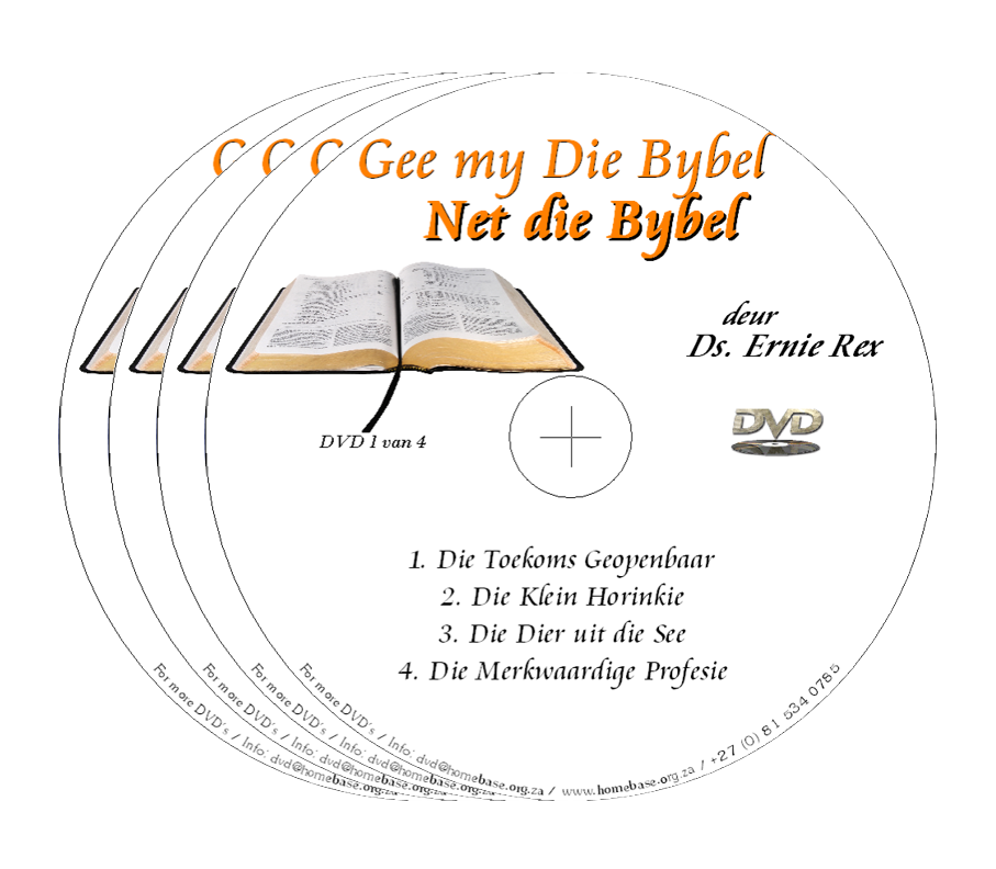 Gee my die Bybel, net die Bybel - Ds. Ernie Rex