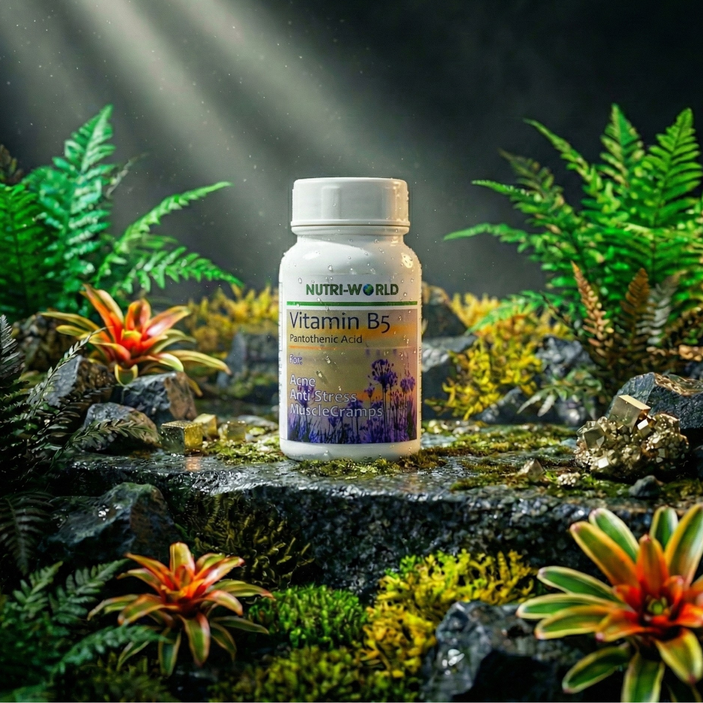 Vitamin B5 - Acne, Anti-Stress & Muscle Cramp Support