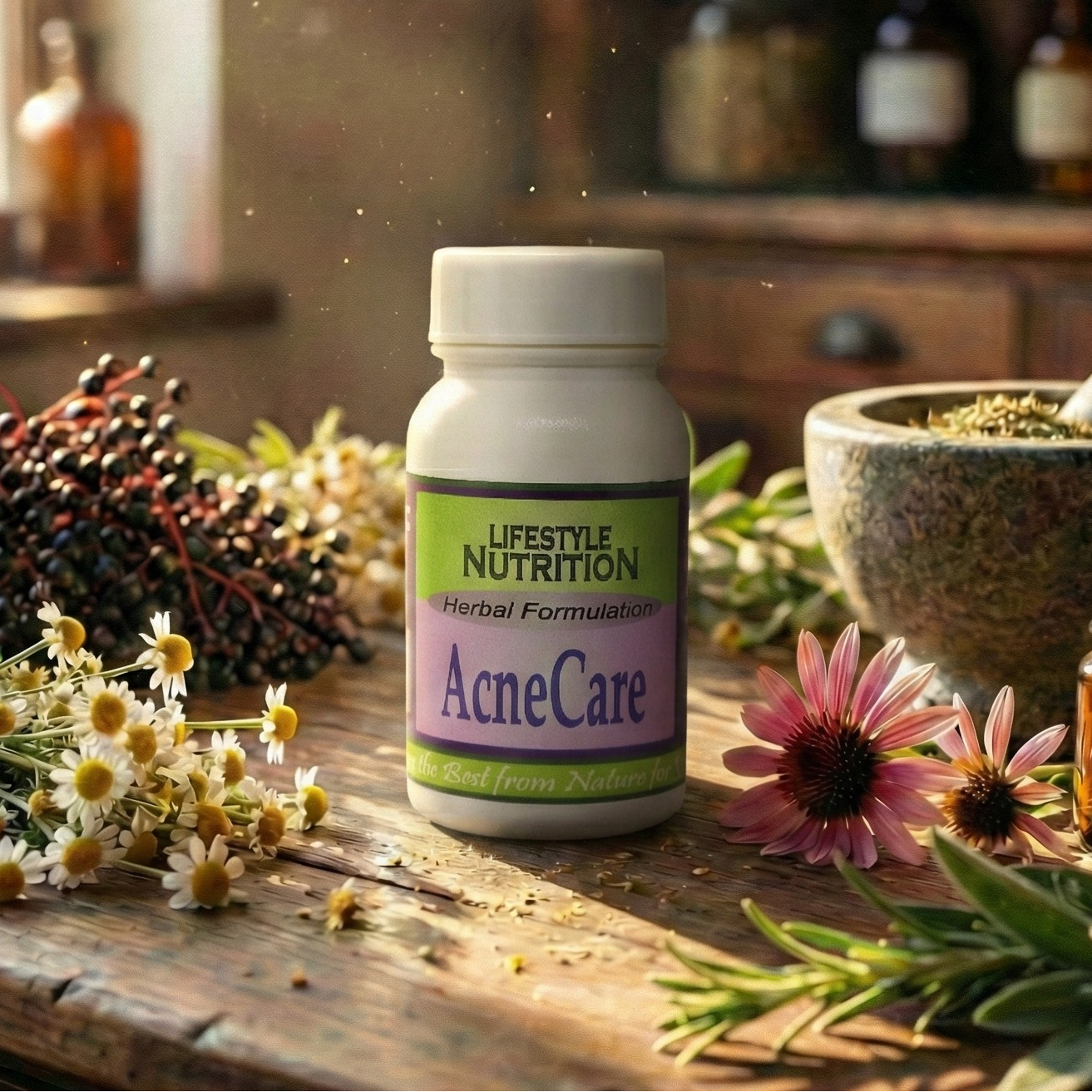 AcneCare - Natural Acne Treatment & Clear Skin Supplement