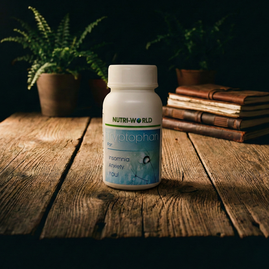 Sleep & Mood Support - 5-HTP, Tryptophan & Melatonin Complex